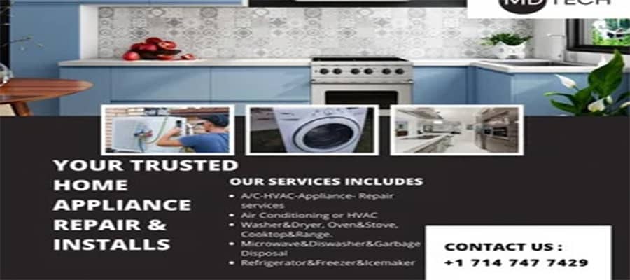 Appliance repair specialists in Orange County, California